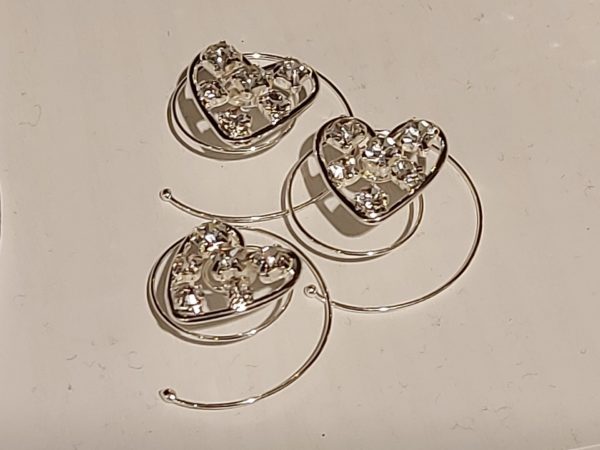 20201214 134437 - Twisters curlies cœur en cristal (vendu à l'unité)